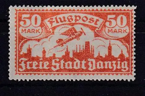 Freie Stadt Danzig  Nr 134 Falz / Gummimängel / *