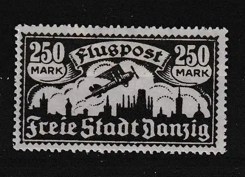 Freie Stadt Danzig  Nr 136 Falz / Gummimängel / *