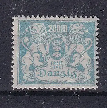 Freie Stadt Danzig  Nr 153 Falz / Gummimängel / *