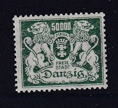 Freie Stadt Danzig  Nr 154 Falz / Gummimängel / *