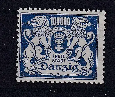 Freie Stadt Danzig  Nr 155 Falz / Gummimängel / *