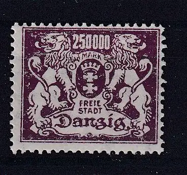 Freie Stadt Danzig  Nr 156 Falz / Gummimängel / *