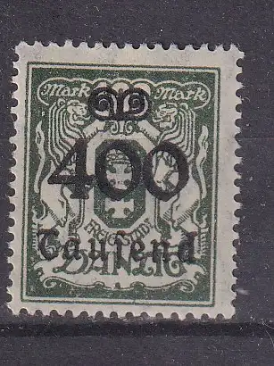 Freie Stadt Danzig  Nr 161 Falz / Gummimängel / *