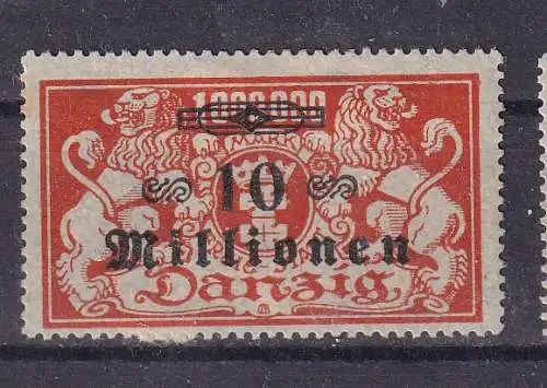 Freie Stadt Danzig  Nr 163 Falz / Gummimängel / *