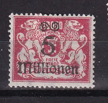 Freie Stadt Danzig  Nr 167 Falz / Gummimängel / *