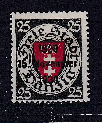 Freie Stadt Danzig  Nr 224 Falz / Gummimängel / *