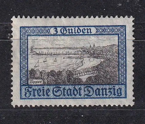Freie Stadt Danzig  Nr 209 Falz / Gummimängel / *