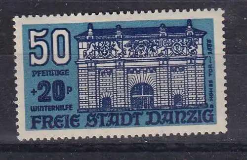 Freie Stadt Danzig  Nr 266 Falz / Gummimängel / *