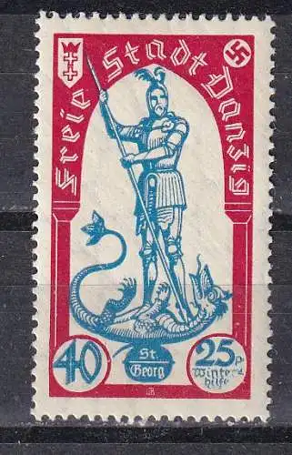 Freie Stadt Danzig  Nr 280 Falz / Gummimängel / *