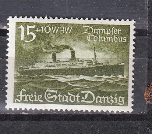 Freie Stadt Danzig  Nr 286 Falz / Gummimängel / *