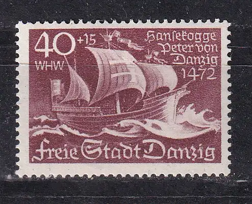Freie Stadt Danzig  Nr 288 Falz / Gummimängel / *