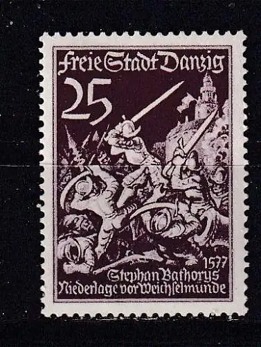 Freie Stadt Danzig  Nr 305 Falz / Gummimängel / *