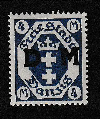 Freie Stadt Danzig Dienstmarken  Nr 29 Falz / Gummimängel / *