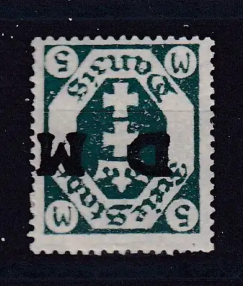 Freie Stadt Danzig Dienstmarken  Nr 24 Falz / Gummimängel / *