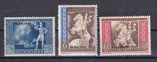 Deutsches Reich  Nr 823/25 Postfrisch / **