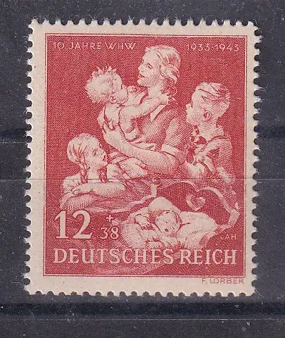 Deutsches Reich  Nr 859 Postfrisch / **