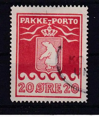 Dänemark Grönland Paketmarken  Nr 9 Gestempelt (Posten)