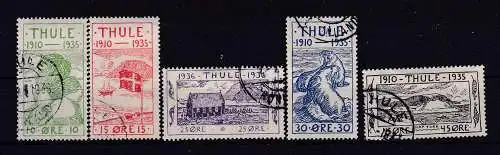 Dänemark Grönland Thule  Nr 1/5 Gestempelt (Posten)