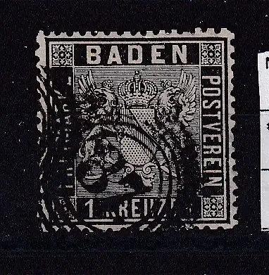 Altdeutschland Baden  Nr 9 Gestempelt (Posten)