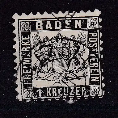 Altdeutschland Baden  Nr 17 Gestempelt (Posten)