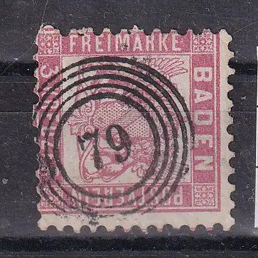Altdeutschland Baden  Nr 18 Gestempelt (Posten)