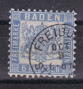 Altdeutschland Baden  Nr 19 Gestempelt (Posten)