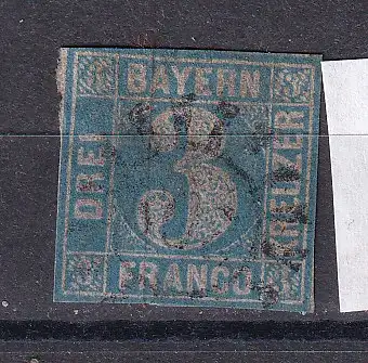 Altdeutschland Bayern  Nr 2 II Gestempelt (Posten)
