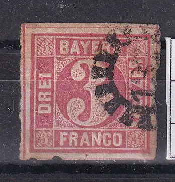 Altdeutschland Bayern  Nr 9 Gestempelt (Posten)