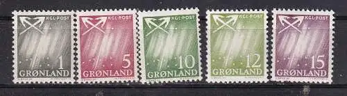 Dänemark Grönland  Nr 47/51 Gestempelt (Posten)