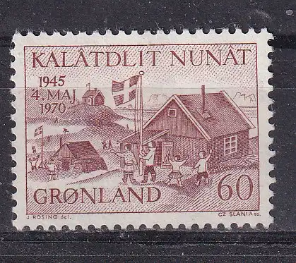 Dänemark Grönland  Nr 76 Gestempelt (Posten)