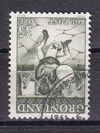 Dänemark Grönland  Nr 46 Gestempelt (Posten)
