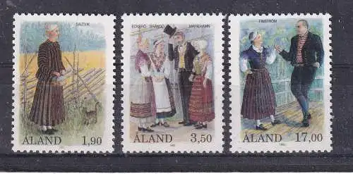 Finnland Alandinseln  Nr 72/74 Postfrisch / **