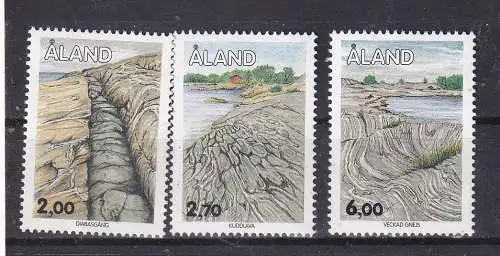 Finnland Alandinseln  Nr 75/77 Postfrisch / **