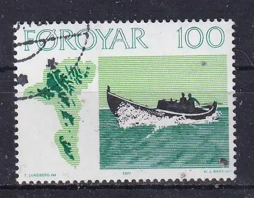 Dänemark Färöer  Nr 24 Gestempelt (Posten)