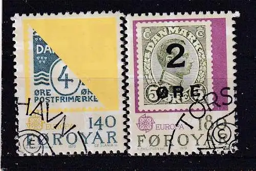 Dänemark Färöer  Nr 43/44 Gestempelt (Posten)