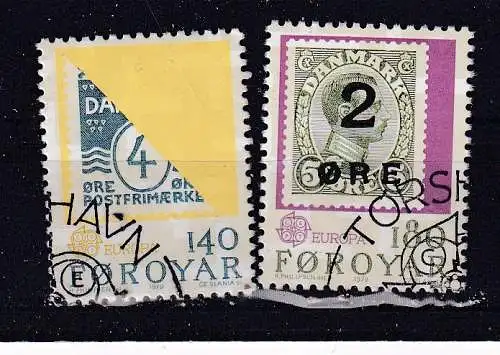 Dänemark Färöer  Nr 43/44 Gestempelt (Posten)