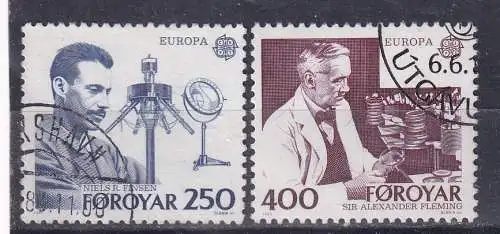 Dänemark Färöer  Nr 84/85 Gestempelt (Posten)