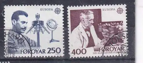 Dänemark Färöer  Nr 84/85 Gestempelt (Posten)