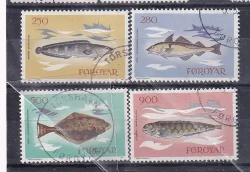 Dänemark Färöer  Nr 86/89 Gestempelt (Posten)