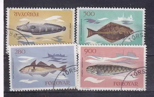 Dänemark Färöer  Nr 86/89 Gestempelt (Posten)