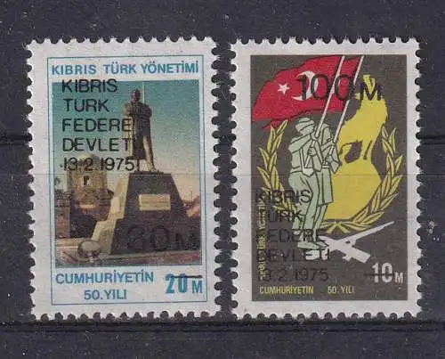 Türkisch-Zypern  Nr 8/9 Postfrisch / **