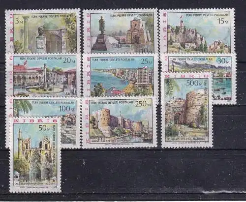 Türkisch-Zypern  Nr 10/19 Postfrisch / **