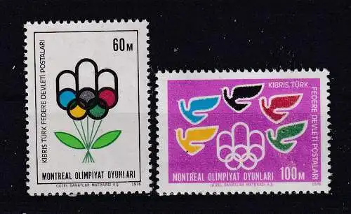 Türkisch-Zypern  Nr 34/35 Postfrisch / **