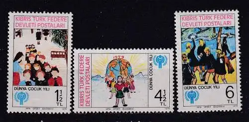 Türkisch-Zypern  Nr 77/79 Postfrisch / **