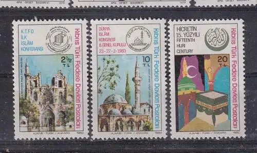 Türkisch-Zypern  Nr 80/82 Postfrisch / **