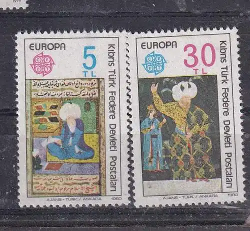 Türkisch-Zypern  Nr 83/84 Postfrisch / **