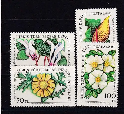 Türkisch-Zypern  Nr 110/13 Postfrisch / **