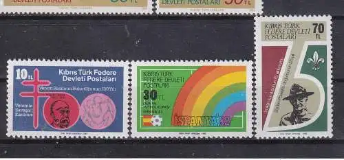 Türkisch-Zypern  Nr 122/24 Postfrisch / **