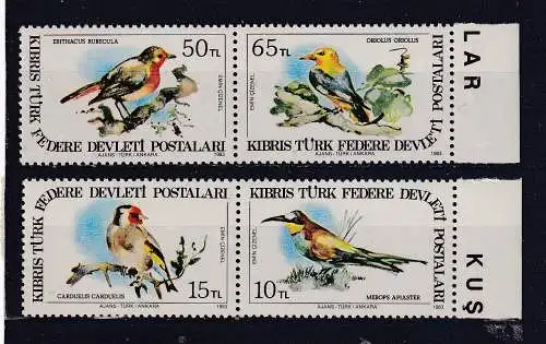 Türkisch-Zypern  Nr 134/37 Postfrisch / **
