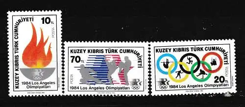 Türkisch-Zypern  Nr 144/46 Postfrisch / **